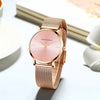 Simple Rose Gold Stainless Steel Mesh