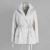 Tossy Stand Collar Lace-Up Trench Jacket Fashion Female Autumn 2025 Commute Long Sleeves Casual Women's High Waist Trench Coat