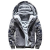 Winter Warm Sherpa Lined Coat for Men Heavyweight Plush Fleece Jackets Outwear Long Sleeve Zip Up Hoodie Sweatshirt Tops Outfits