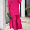 Women's Cotton Linen Long Pants Sets Fashion