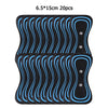EMS Neck Massager Electrode Pads TENS Muscle Stimulator Gel Patch Accessories Trainer Exerciser Replacement Stickers for Health