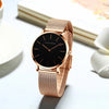 Simple Rose Gold Stainless Steel Mesh