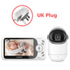 4.3 Inch Video Baby Monitor With Pan Tilt Camera 2.4G Wireless Two Way Audio Night Vision Security Camera Babysitter VB801