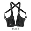 Double Shoulder Strap Multi-Pocket Outdoor Anti-Theft Tactical Fishing Bag Waterproof PU Multi-Purpose Men's Crossbody Bags