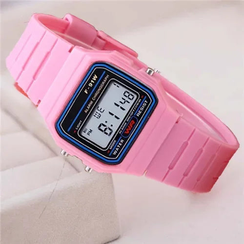 Retro unisex Square Electronic Watches Digital Display
