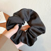 1/3PCS Vintage Silk Hair Scrunchies Elastic Hair Bands Solid Color Women Girls Headwear Ponytail Ties Rope Hair Accessories