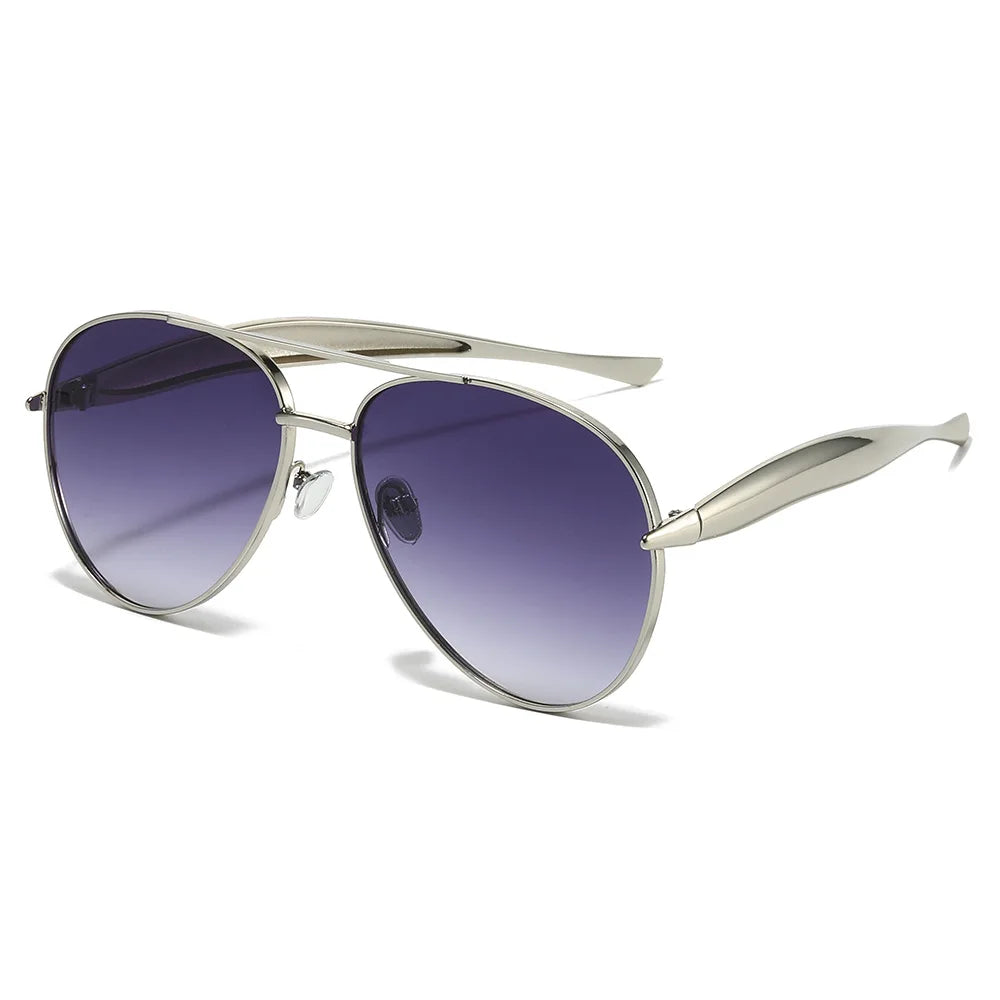 Fashion Sun Glasses Unisex Pilot Type Luxury Designer New Retro Aviation Sunglasses Women Men Uv400 Lentes