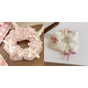 1/2 Pcs Black White Dot Hair Scrunchies Women Girls Simulation Silk Hair Ties Elastic Hair Loop Ponytail Hair Accessories Sets M