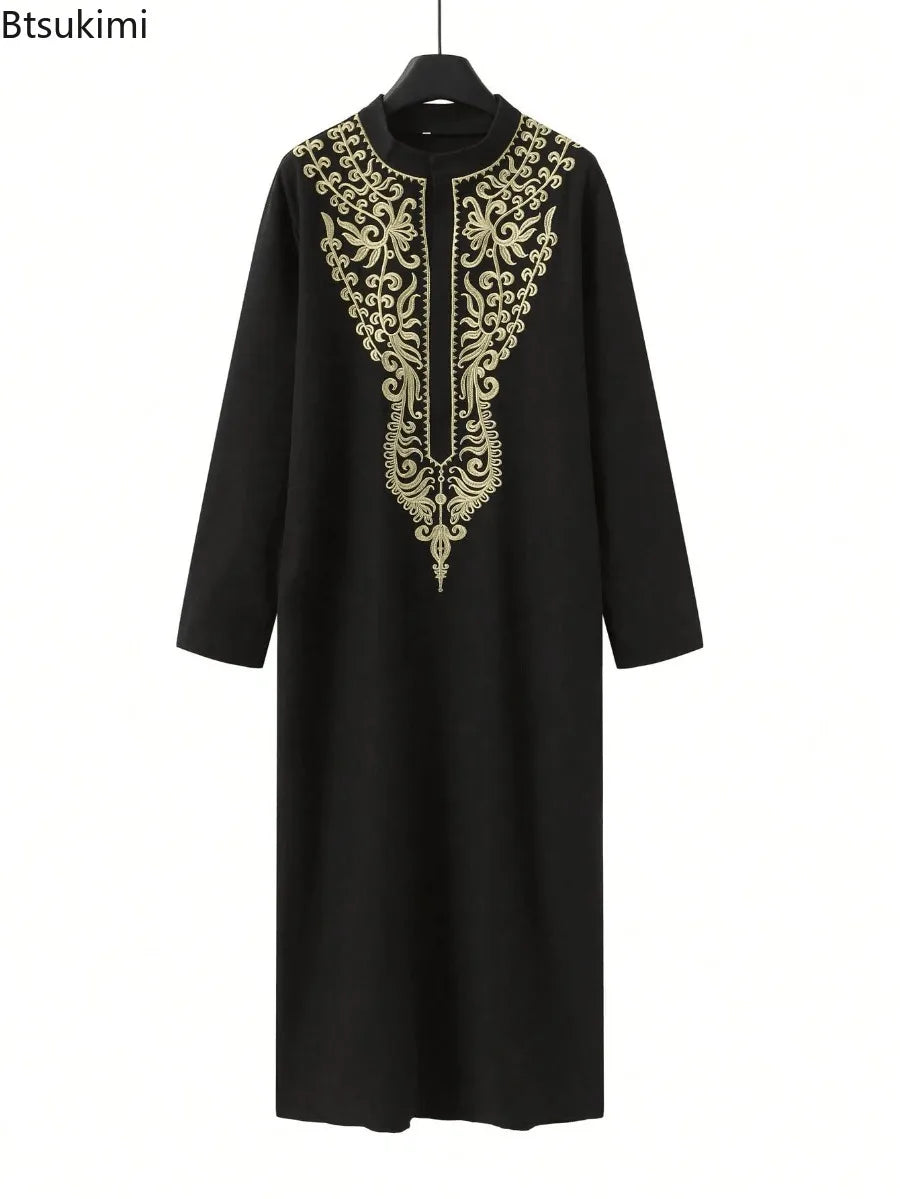 Men Clothing Fashion Abaya Long Sleeve