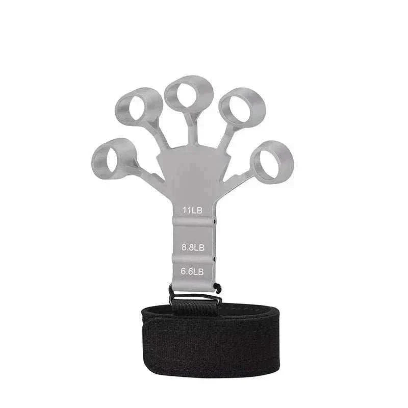 Silicone finger trainer for finger strength, hand rehabilitation, and wrist therapy