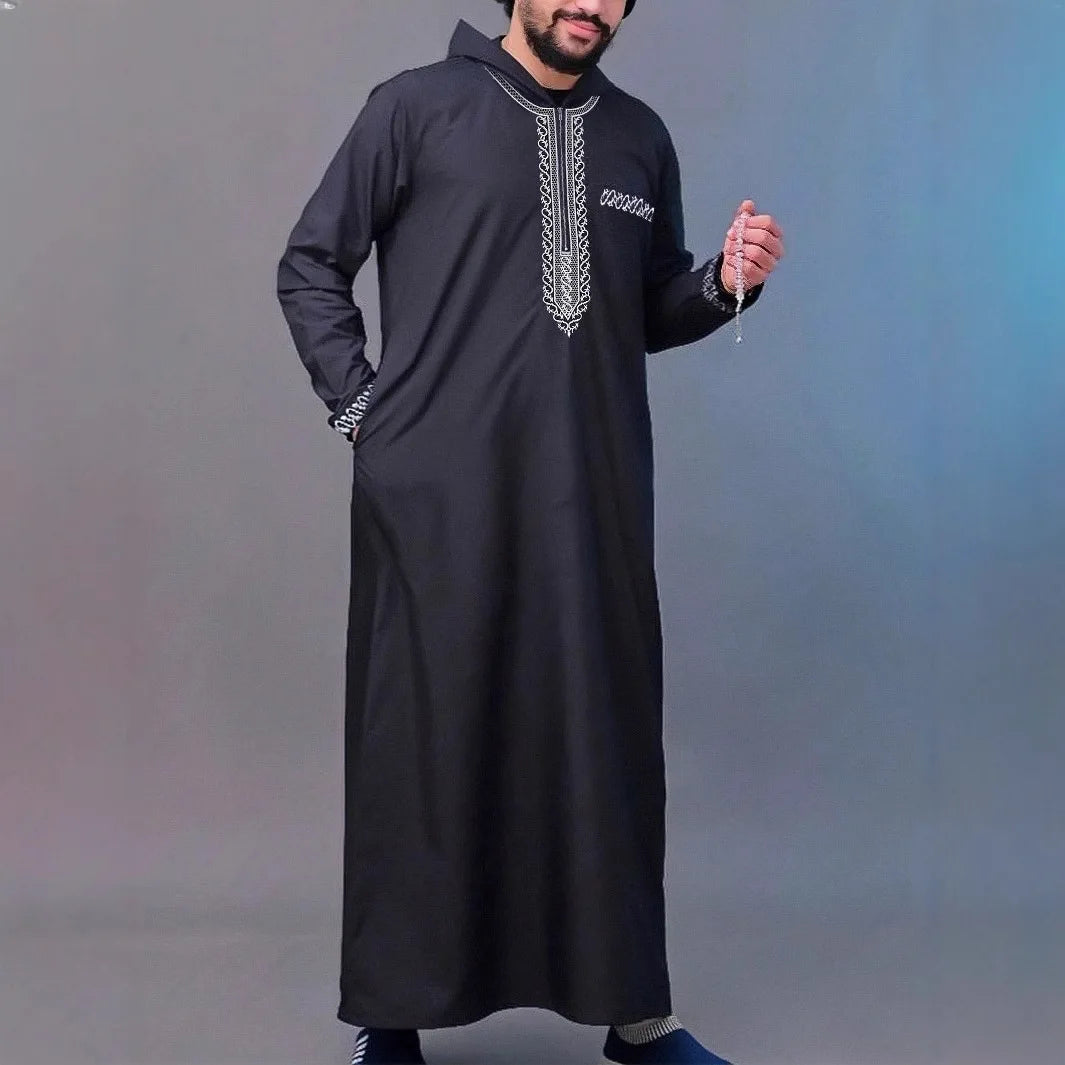 Men Clothing Fashion Abaya Long Sleeve