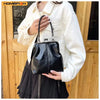 HOMEFISH Vintage Style Women Handbag Brown Versatile Designer Shoulder Bag PU Leather Ladys Shell Purses Crossbody Bags
