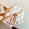 1/3PCS Vintage Silk Hair Scrunchies Elastic Hair Bands Solid Color Women Girls Headwear Ponytail Ties Rope Hair Accessories
