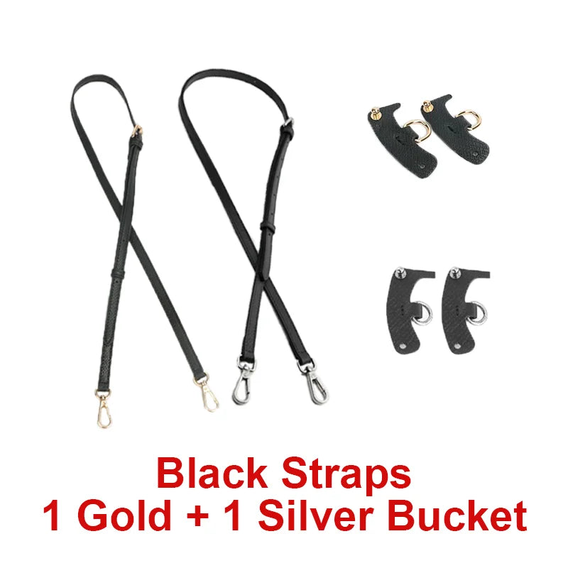Bag Strap Bag Transformation Accessories For Longchamp Mini Bag Genuine Leather Shoulder Strap Crossbody Belt Straps