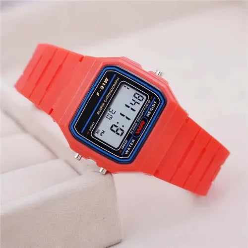 Retro unisex Square Electronic Watches Digital Display