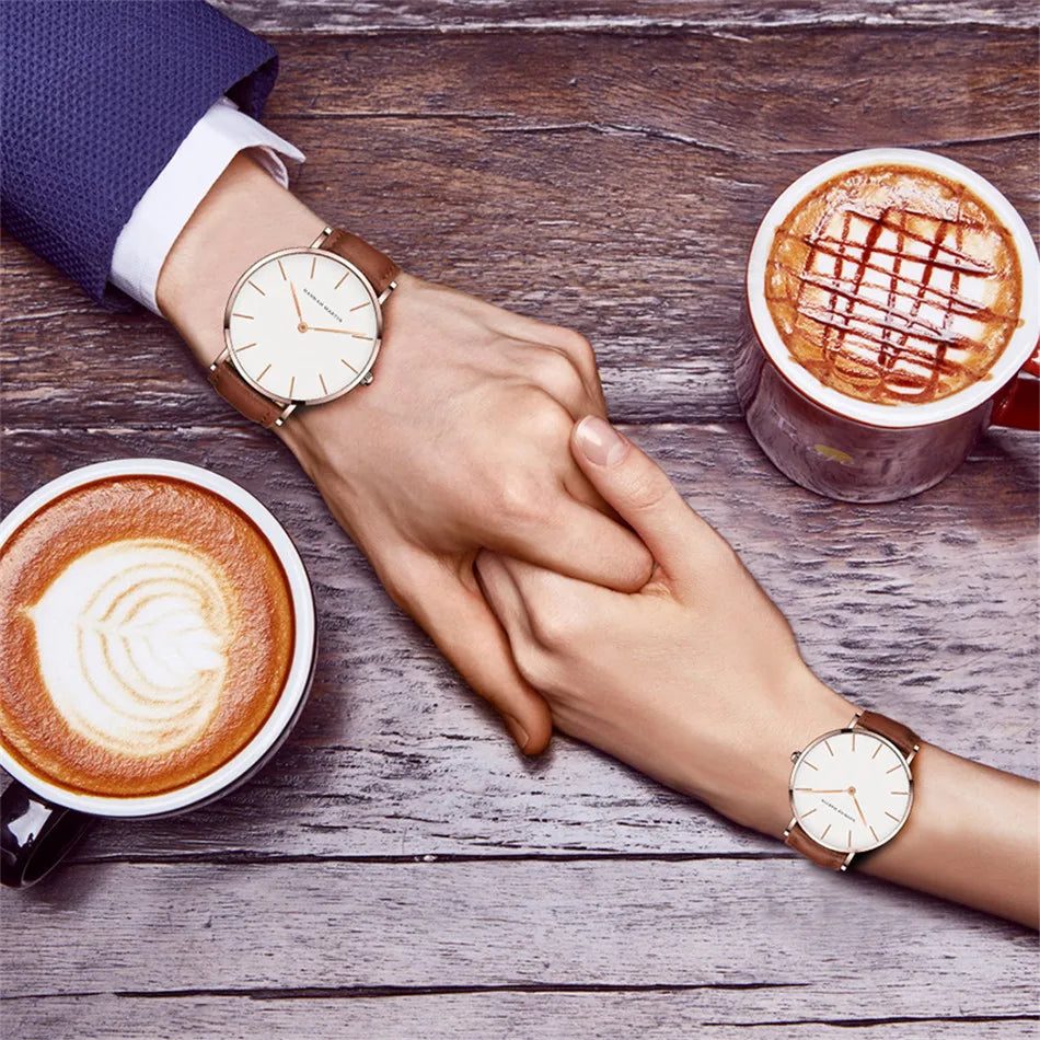 High Quality Rose Gold Dial Watch