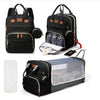3 In 1 Diaper Bag Backpack Foldable Baby Bed Waterproof Travel Bag with USB Charge Diaper Bag Backpack with Changing Bed 3 types