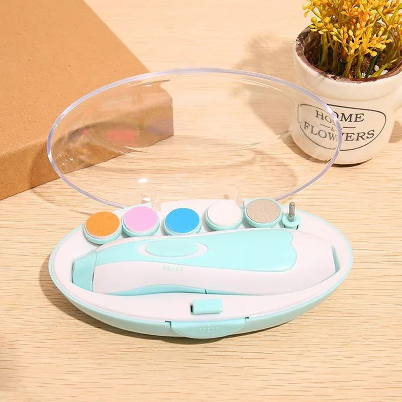 Multifunctional Electric Baby Cutter Trimmer Manicure Tool Set Baby CareNail Trimmer Baby Nail File Clippers Toes Fingernail