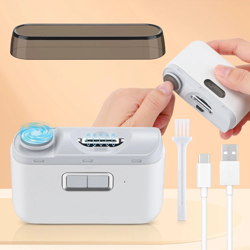 1 Pcs Electric Automatic Nail Clipper Manicure Nail Trimmer 3 in 1 Finger Toe Scissors Pedicure Thick Nails Cutter Sharpener