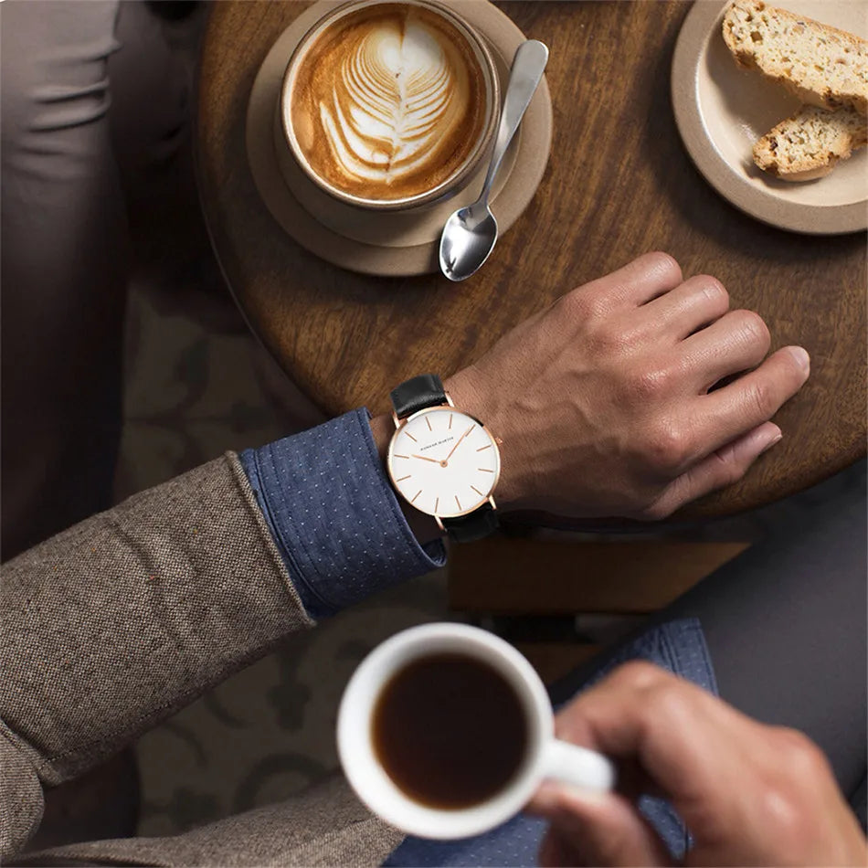 High Quality Rose Gold Dial Watch