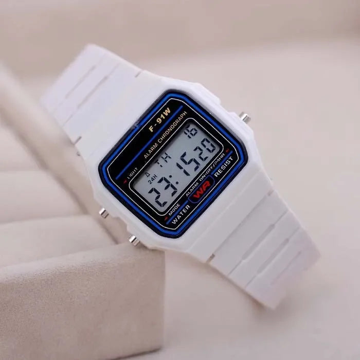 Retro unisex Square Electronic Watches Digital Display