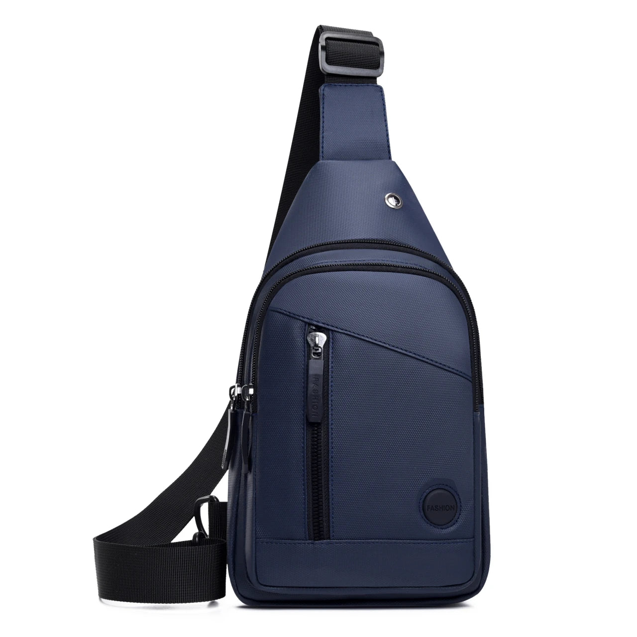 Casual Men's Chest Bag with Adjustable Shoulder Strap, Multiple Pockets Crossbody Sling Bag Suitable for Cycling Commuting Sport