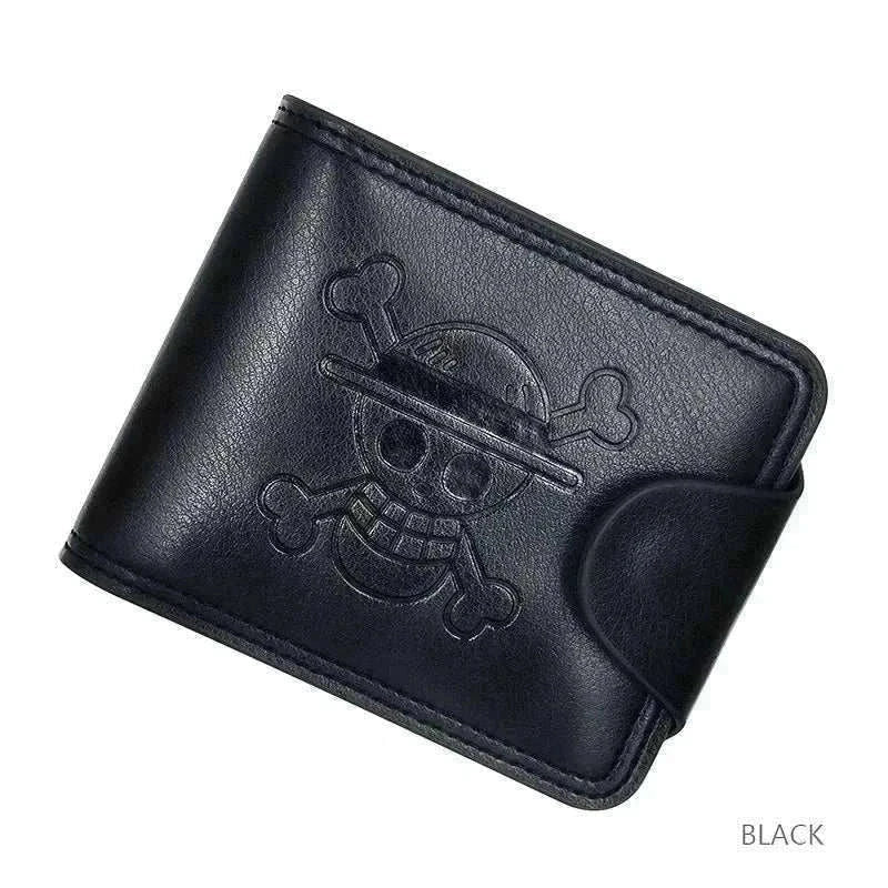Men Short Bifold slim bifold wallet in faux leather with multiple card slots and compact design