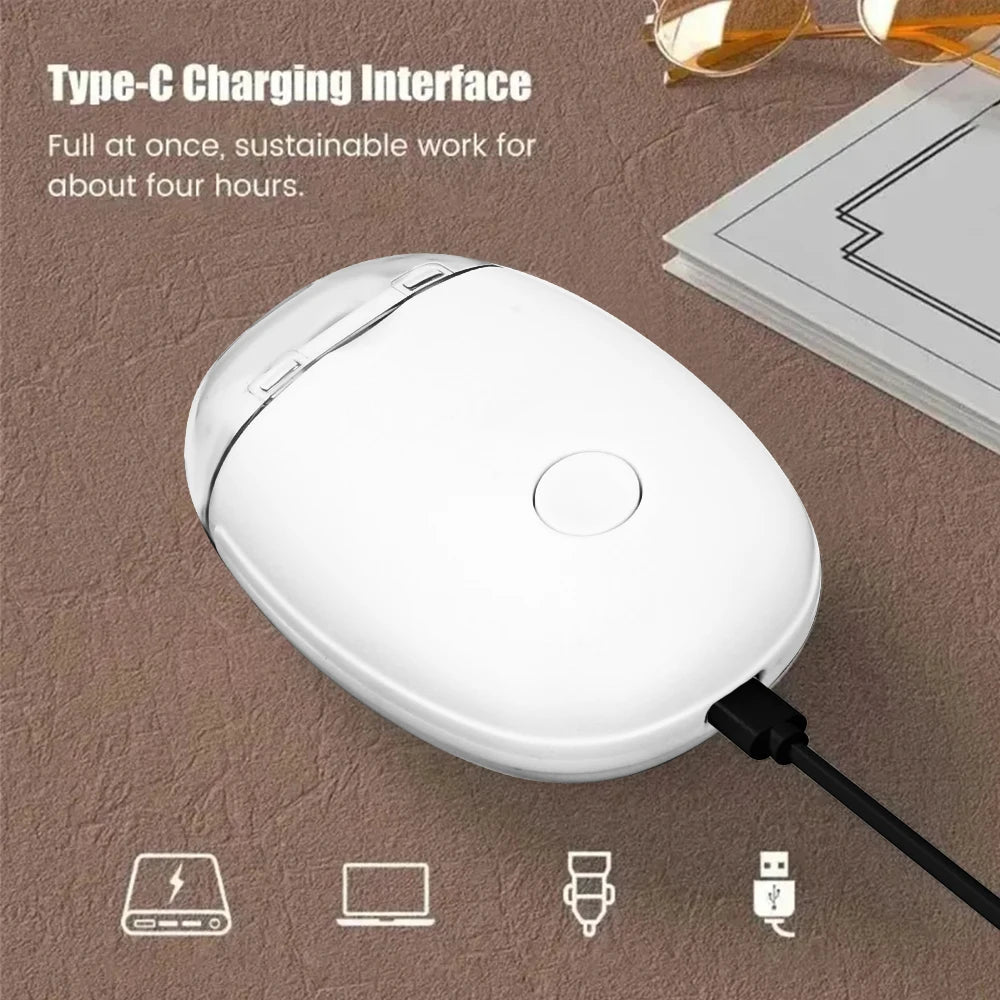 2 IN 1 Electric Nail Clipper Cutter With LED Light