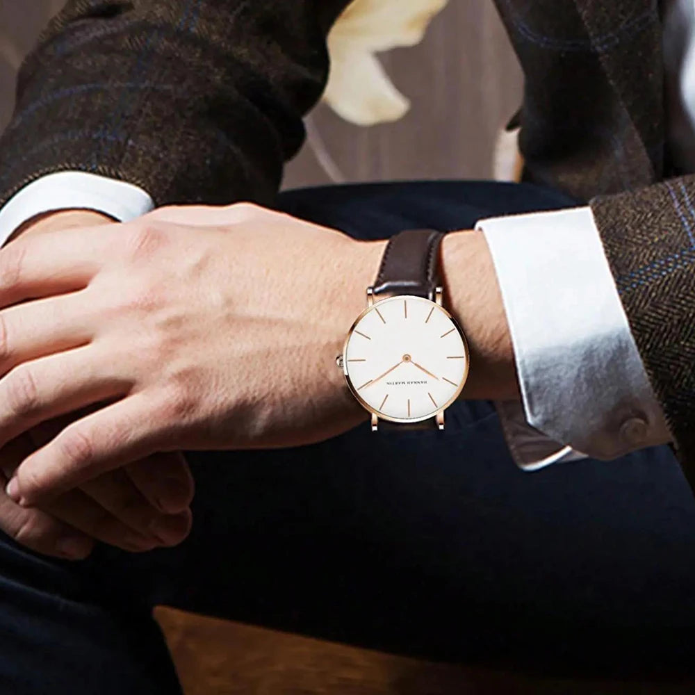 High Quality Rose Gold Dial Watch