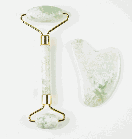 110g White Jade Skincare Roller Set