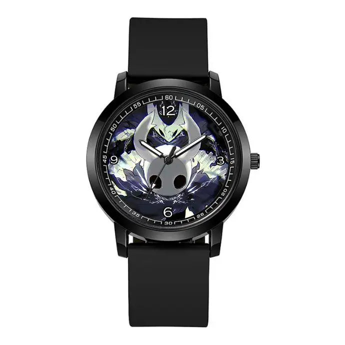 ساعة كوارتز مقاومة للماء بتصميم Hollow Knight Hornet Watch إبداعي وشخصي ورائع مطبوع عليها رسوم كرتونية مناسبة للزوجين