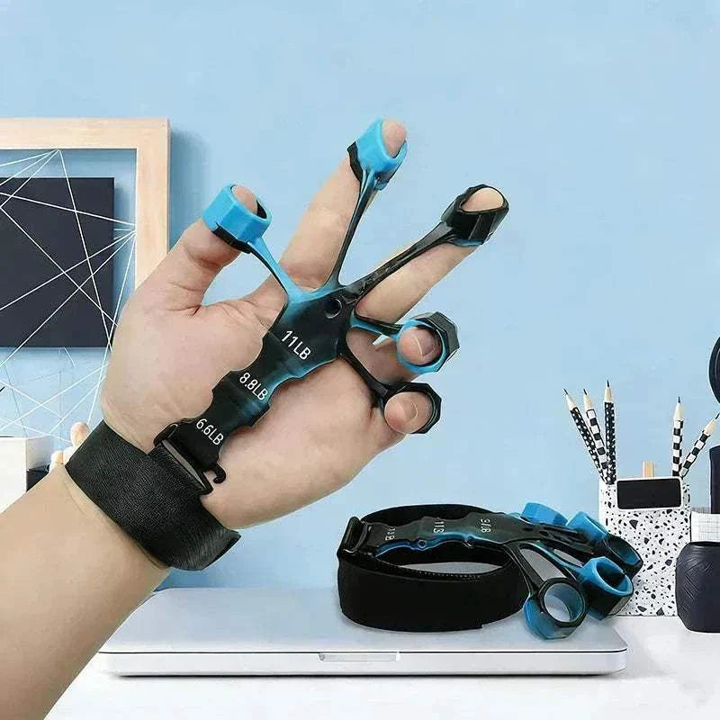 Finger Trainer silicone grip strength enhancer for finger rehabilitation and wrist therapy
