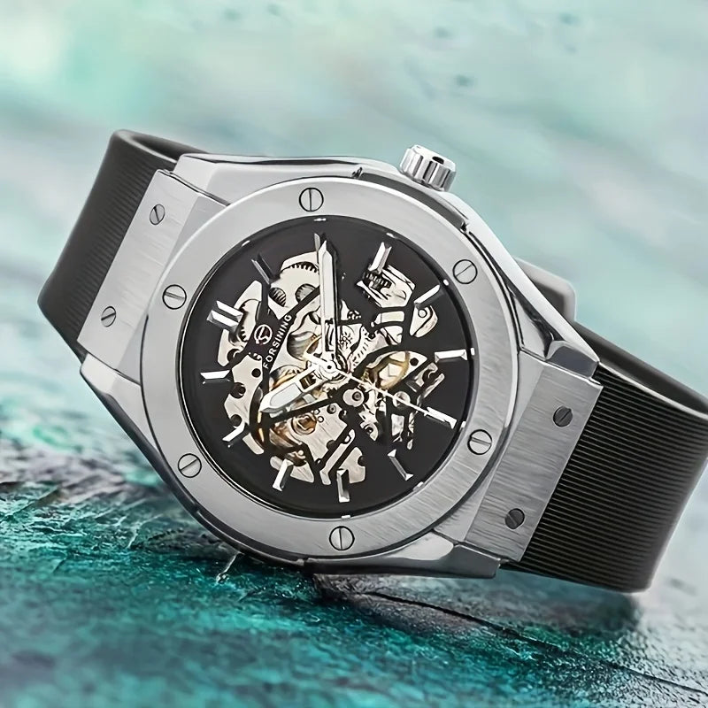 Trendy Men's Mechanical Watch