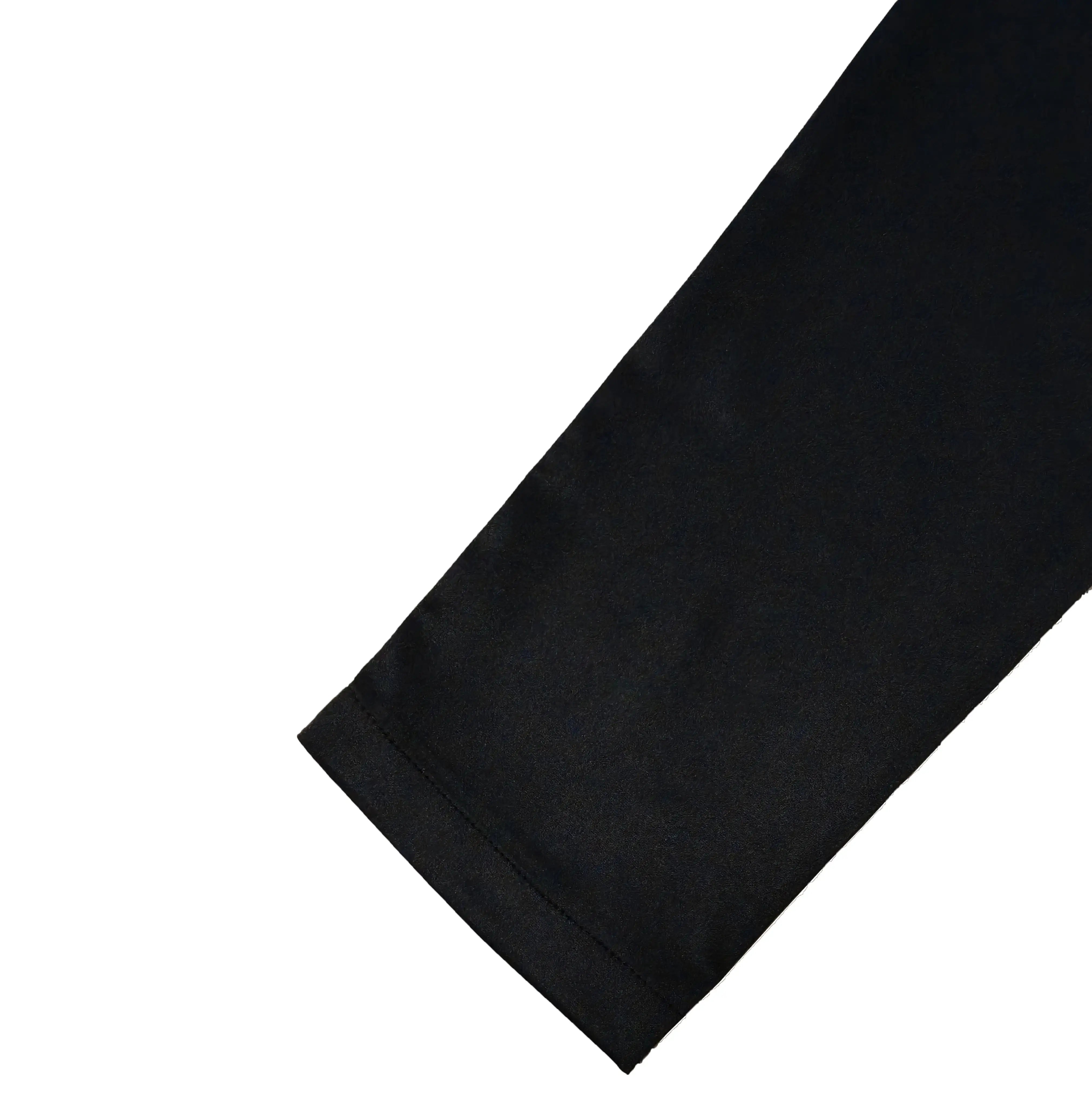 Men's stand-up collar black Muslim robe mid-length personality casual fashion solid color shirt traditional men's clothing