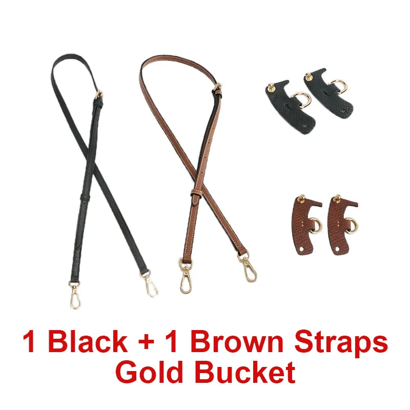 Bag Strap Bag Transformation Accessories For Longchamp Mini Bag Genuine Leather Shoulder Strap Crossbody Belt Straps