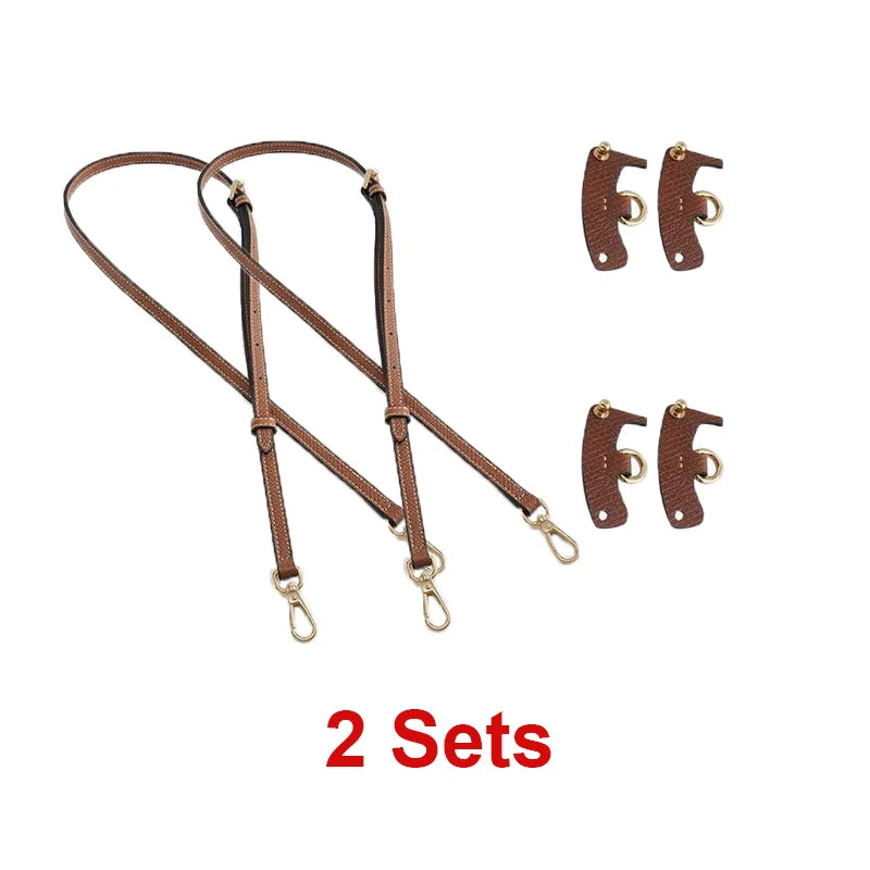 Bag Strap Bag Transformation Accessories For Longchamp Mini Bag Genuine Leather Shoulder Strap Crossbody Belt Straps