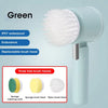 Electric Spin Scrubber, Bathroom Cordless Cleaning Brush Power Scrubber with 5 Replaceable Brush Heads, Electric Cleaning Brush