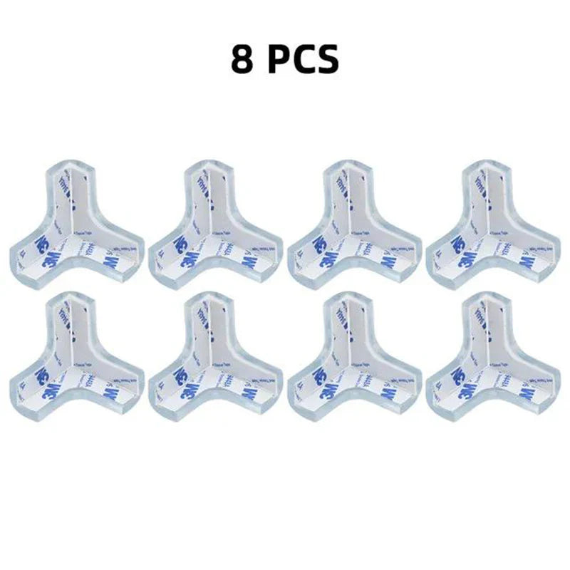Transparent silicone table corner protector for child baby safety and anti-collision edge guard