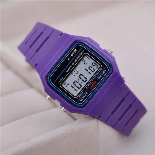 Retro unisex Square Electronic Watches Digital Display