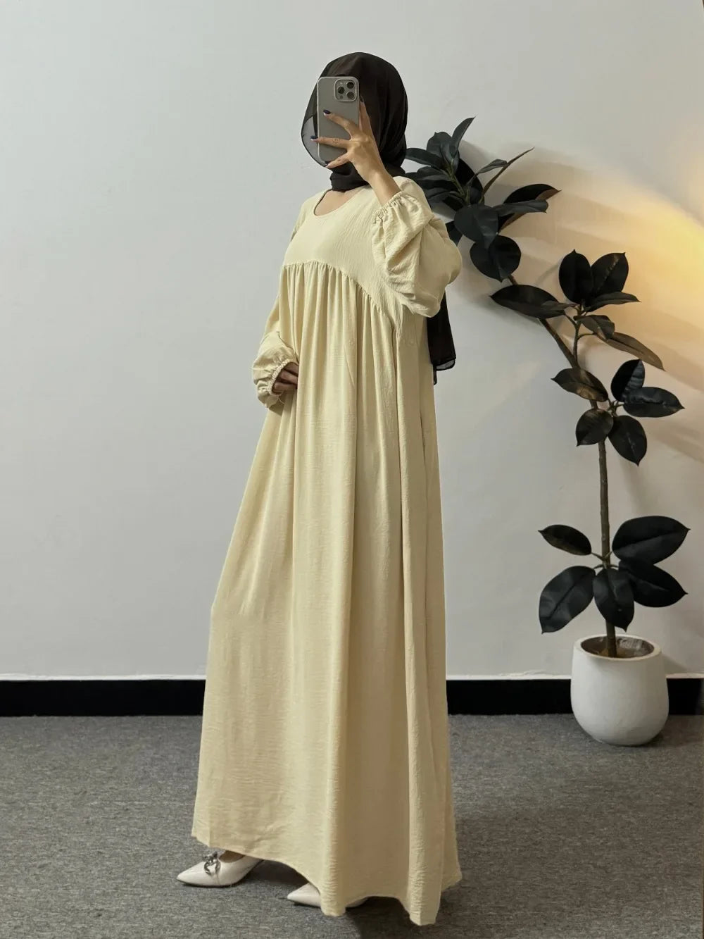 Full Sleeve Loose Maxi Prayer Dress
