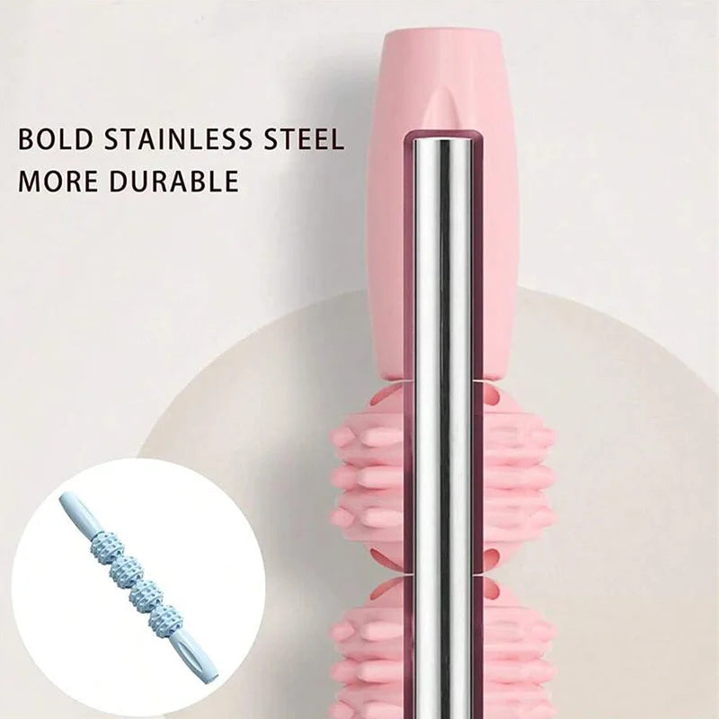 Muscle Roller Stick Handheld Fascia Tool, Body Roller for Muscles Deep Tissue, Massage Stick Roller for Shin Splints, Back,Thigh