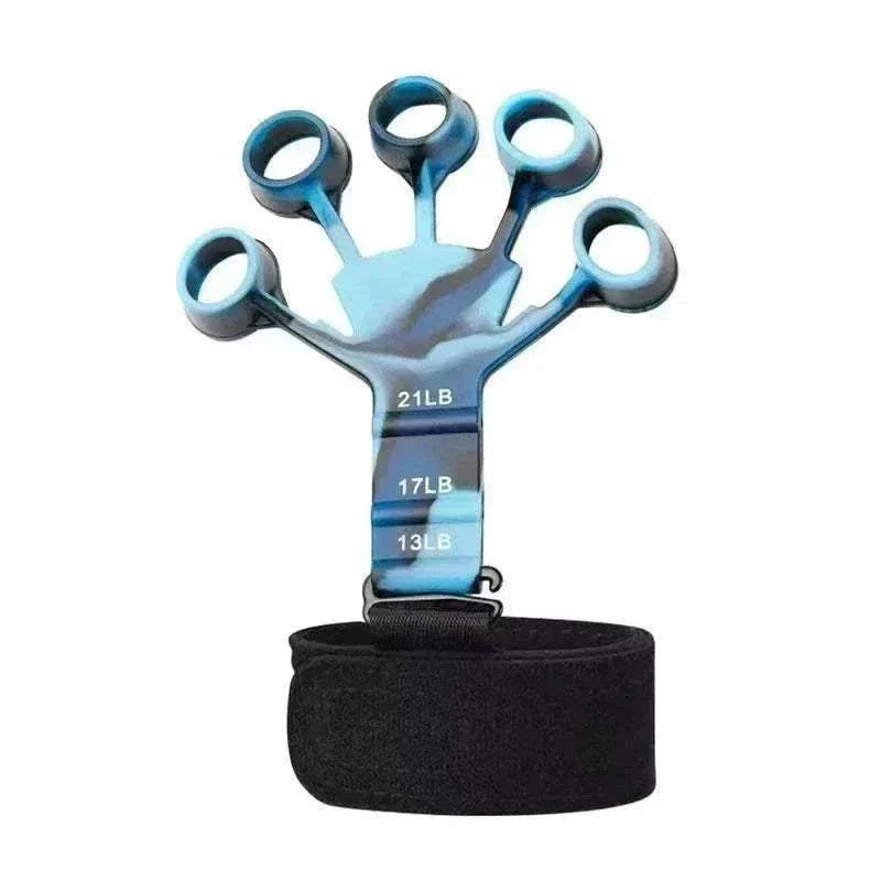 Finger Trainer silicone grip strength enhancer for finger rehabilitation and wrist therapy