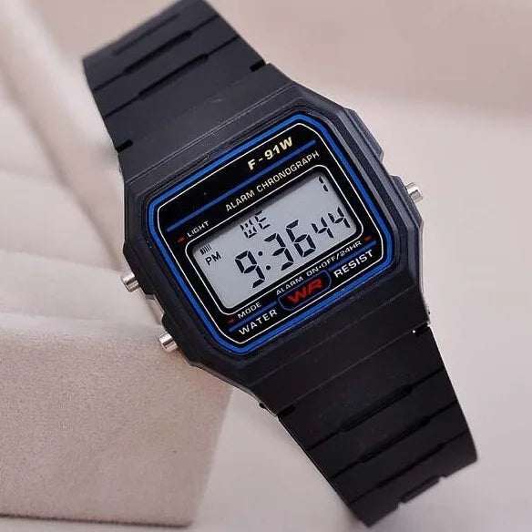 Retro unisex Square Electronic Watches Digital Display