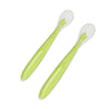 2 Pcs Baby Silicone Spoon