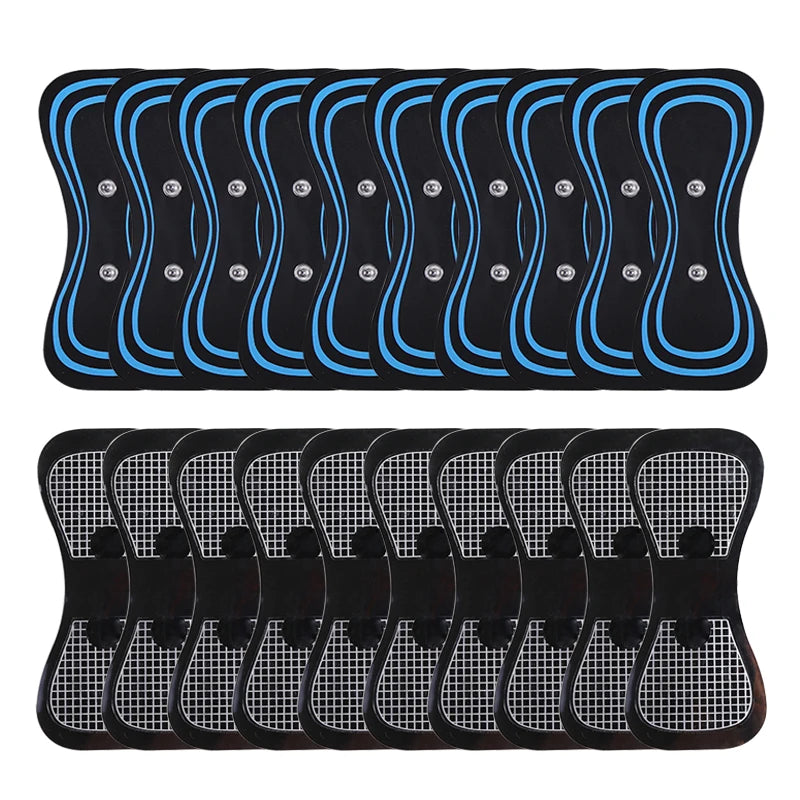 EMS Neck Massager Electrode Pads TENS Muscle Stimulator Gel Patch Accessories Trainer Exerciser Replacement Stickers for Health