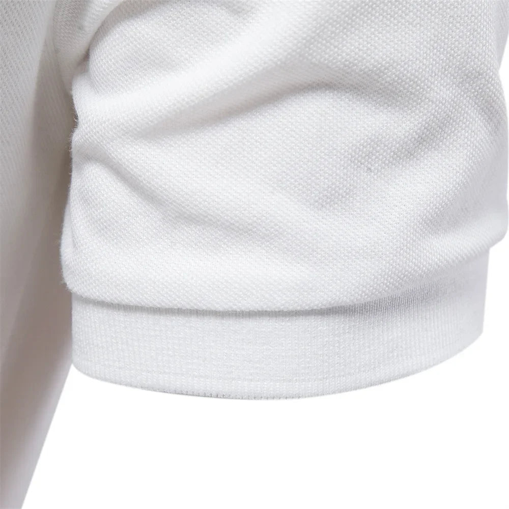Premium Men's Polo Shirt Deer Embroidery Design 80% Cotton EU Size Casual Short Sleeve Shirts Business Polo Tops Hot Seller