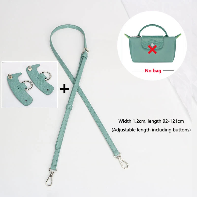 Bag Strap Bag Transformation Accessories For Longchamp Mini Bag Genuine Leather Shoulder Strap Crossbody Belt Straps