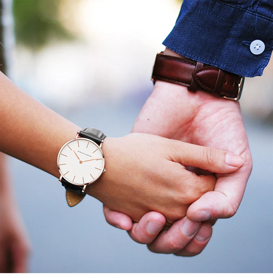 High Quality Rose Gold Dial Watch