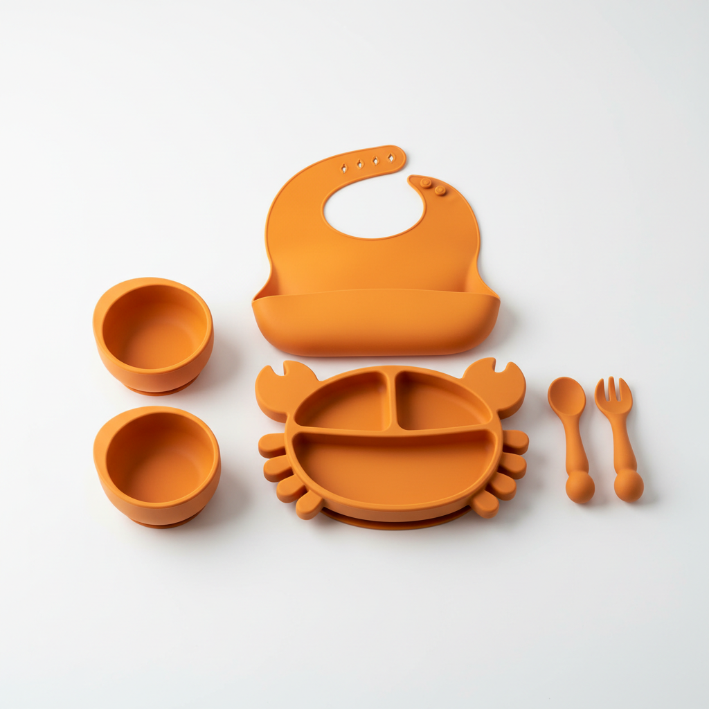 Baby Silicone Feeding Set