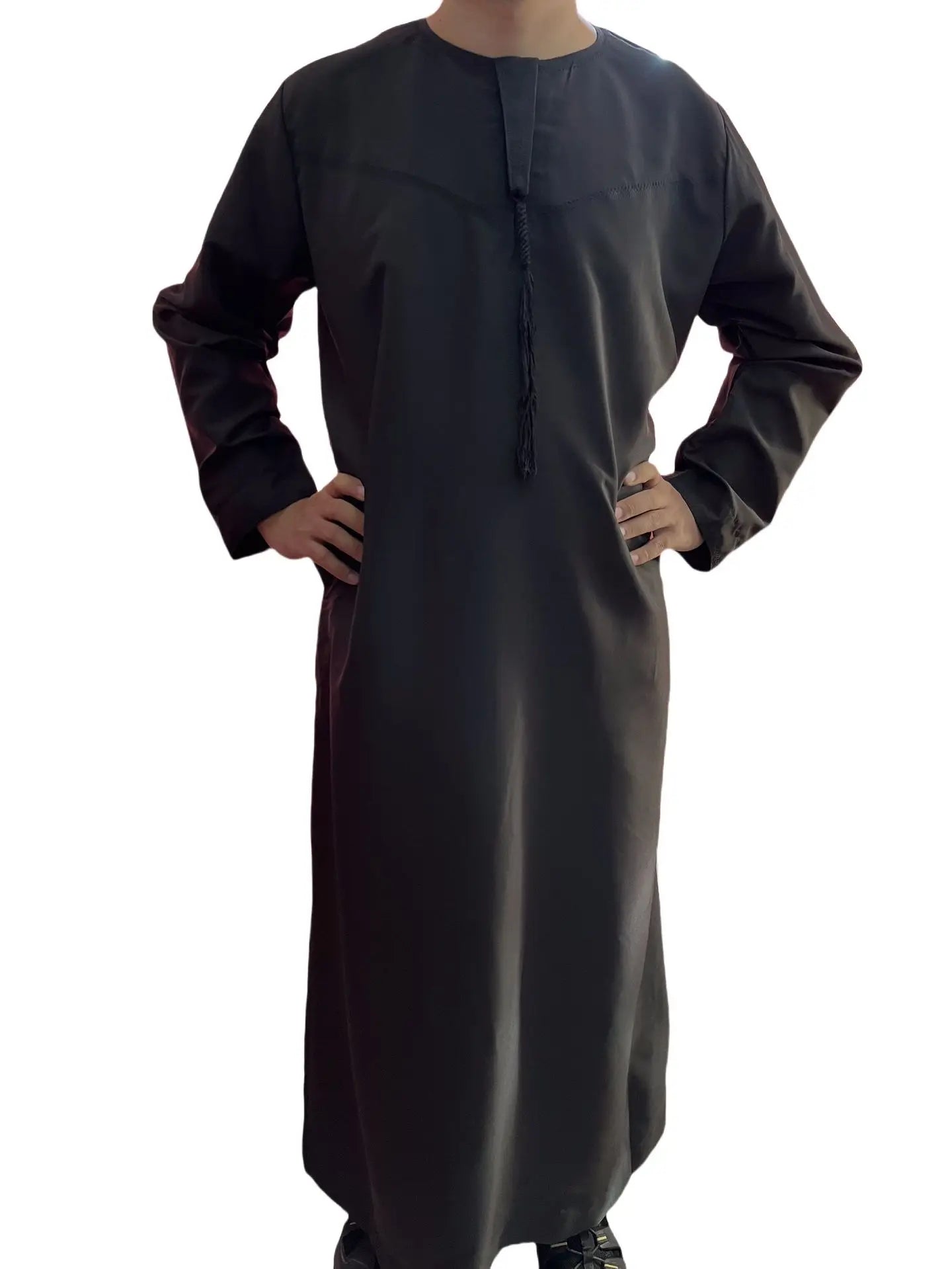 2026 Abaya Islamic Men Robe Muslims Dresses Djellaba Simple Fashion Applique Shirts Arabic Dress Men Ethnic Clothing Gift Thobe